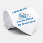 Twin Boys Grandsons Geschenke Krawatte (Gerollt)