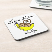 Twin Boys Junge Mutter Geschenke Untersetzer (Linke Seite)