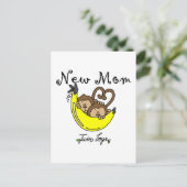 Twin Boys Junge Mutter Tshirts und Geschenke Postkarte (Stehend Vorderseite)