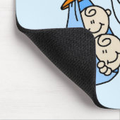 Twin Boys Mama-Stork Tshirts und Geschenke Mousepad (Ecke)