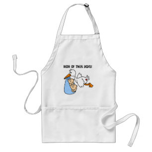 Twin Boys Mama-Stork Tshirts und Geschenke Schürze
