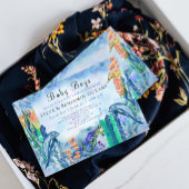 Twin Boys OceanSea Animals Baby Shower Einladung