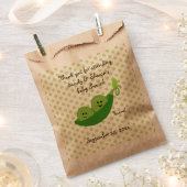 Twin Boys Pees in einer Pod Baby Gefälligkeitstasc Geschenktütchen (Ausgeschnitten)