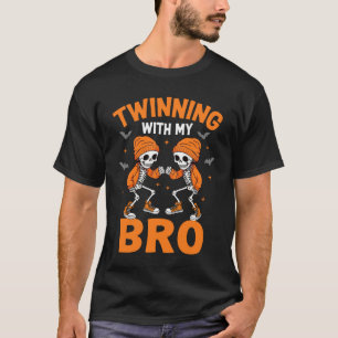 Twin Boys Twinning Halloween Beste Freundschaft Ma T-Shirt