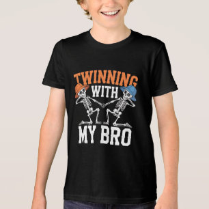 Twin Boys Twinning Halloween Beste Freundschaft Ma Tri-Blend Shirt