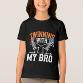 Twin Boys Twinning Halloween Beste Freundschaft Ma Tri-Blend Shirt (Vorderseite)