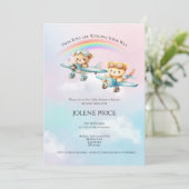 Twin Boys, Winging their Way Baby Shower (Stehend Vorderseite)