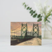 Twin Bridges Historische Postkarte (Stehend Vorderseite)