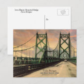 Twin Bridges Historische Postkarte (Vorne/Hinten)