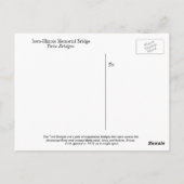 Twin Bridges Historische Postkarte (Rückseite)