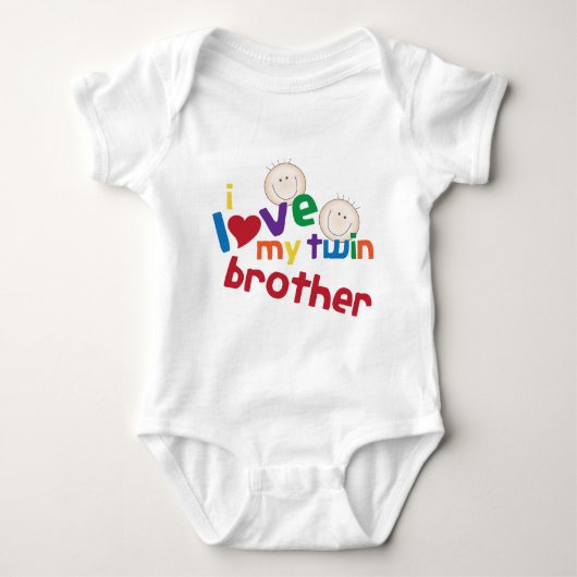 Twin Brother Baby Strampler (Vorderseite)