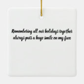 TWIN BROTHER CHRISTMAS ORNAMENT & WISHES (Rückseite)