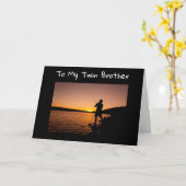 **TWIN BROTHER** GENIESSEN SIE "YOUR" BIRTHDAY CAR KARTE (Gelbe Blume)