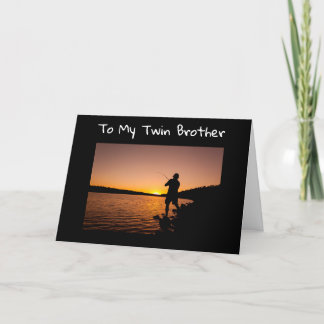 **TWIN BROTHER** GENIESSEN SIE "YOUR" BIRTHDAY CAR KARTE