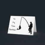 **TWIN BROTHER** GENIESSEN SIE "YOUR" GEBURTSTAG KARTE<br><div class="desc">Danke für das Anhalten bei einem meiner acht Läden</div>