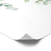 Twin Buben Blauer Ballon Baby Sprinkwillkommenzeic Poster (Ecke)