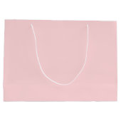 Twin Bunnies Babydusche Niedlich Pastel Pink Party Große Geschenktüte (Rückseite)