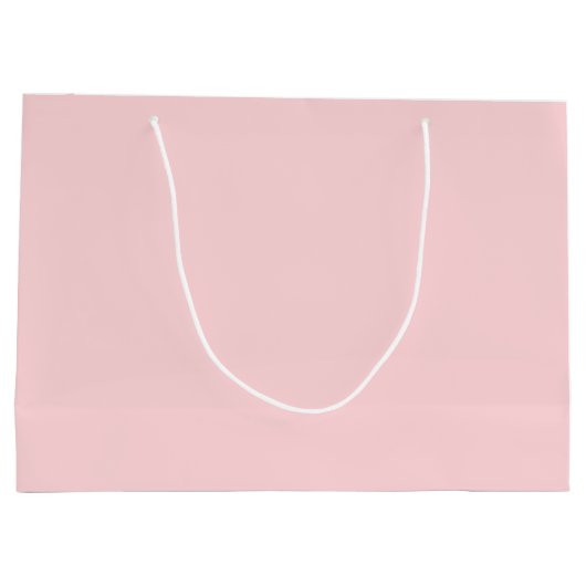 Twin Bunnies Babydusche Niedlich Pastel Pink Party Große Geschenktüte (Rückseite)