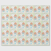 Twin Bunnies Spring Baby Duschpapier Geschenkpapier (Flach)