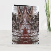 Twin Burgundy Bridge Card Karte (Rückseite)