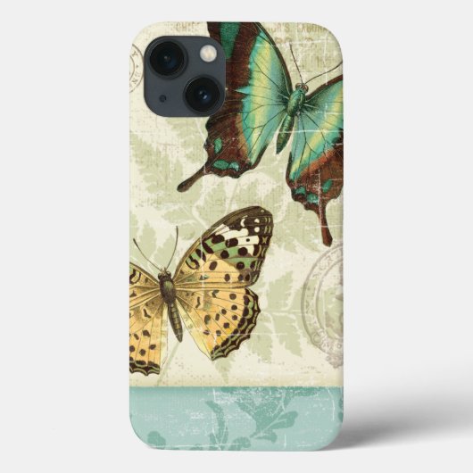 Twin Butterflies Case-Mate iPhone Hülle (Rückseite)