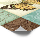 Twin Butterflies Poster (Ecke)