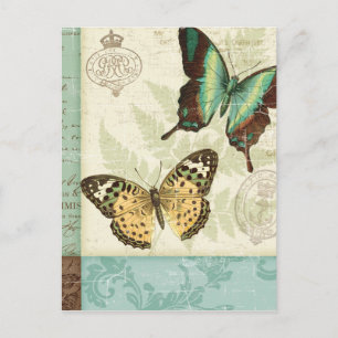 Twin Butterflies Postkarte
