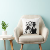 Twin Cats Cushion Kissen (Stuhl )