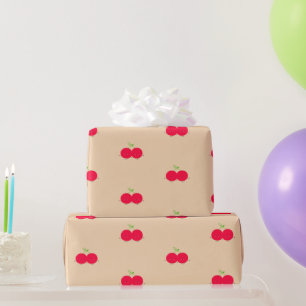 Twin Cherries Wrapping Paper Geschenkpapier