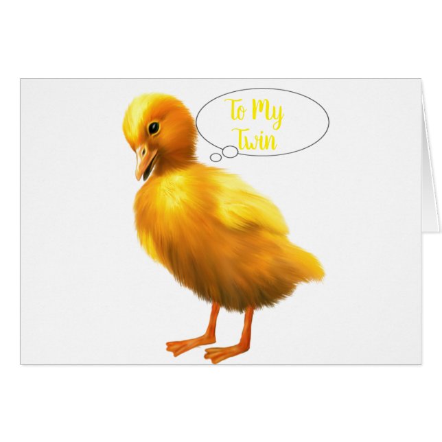 **TWIN*** CHICK LIEFERT IHNEN *OSTERES GLÜCK* (Vorderseite (Horizontal))