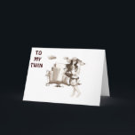 TWIN-CLEBRATE THEN LET'S GO SHOPPING BIRTHDAY CARD KARTE<br><div class="desc">TWIN-AFTER YOU CELEBRATE LET'S GO SHOPPING ON YOUR BIRTHDAY!</div>