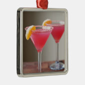 TWIN COCKTAIL CHRISTMAS ORNATION SILBERNES ORNAMENT (Rechts)