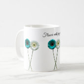 Twin Contrast Dual Bloom Balance in Bloom Two Side Kaffeetasse (Vorderseite Links)