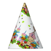 Twin Cupcakes Happy Birthday Paper  Partyhütchen (Rechts)