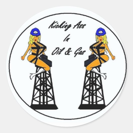 Twin Derricks Sticker (Vorderseite)