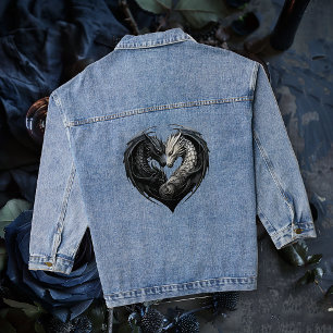 Twin Dragon Heart Jeansjacke