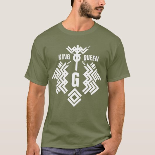 Twin Dragon Shield King&Queen T-Shirt (Vorderseite)