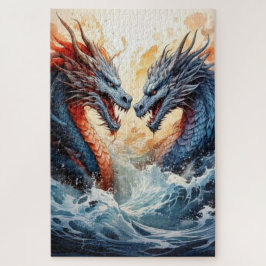 Twin Dragons Ascend – A Mythic Clash of Power Puzzle