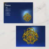 TWIN DRAGONS Blue Sapphire Visitenkarte (Vorne/Hinten)