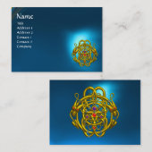 TWIN DRAGONS Blue Sapphire Visitenkarte (Vorne/Hinten)