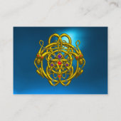 TWIN DRAGONS Blue Sapphire Visitenkarte (Rückseite)