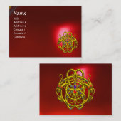 TWIN DRAGONS Red Ruby Visitenkarte (Vorne/Hinten)