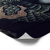 Twin Dragons Tempel Japanisch Ostwind Poster (Ecke)