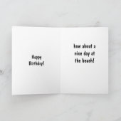 TWIN DREH-FLOP-SPASS AUF IHRER GEBURTSKARTE KARTE (Innenseite)