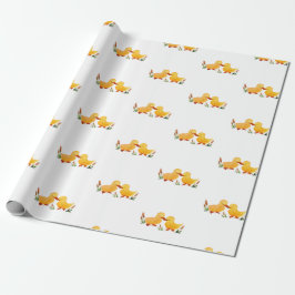 Twin Ducklings Wrapping Paper Geschenkpapier
