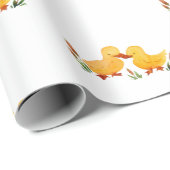 Twin Ducklings Wrapping Paper Geschenkpapier (Rolleneckpunkt)