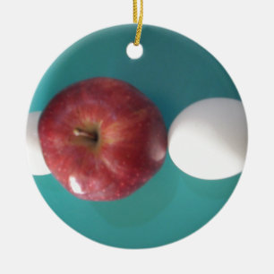 Twin Egg roter Apfel für eine Torte.JPG Keramikornament