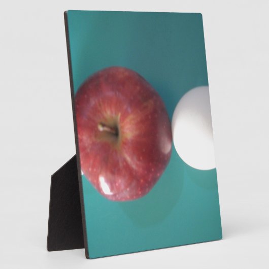 Twin Egg roter Apfel für einen Kuchen.JPG Fotoplatte (Seite)