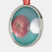 Twin Egg roter Apfel für einen Kuchen.JPG Ornament Aus Metall (Links)