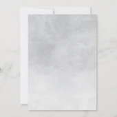 Twin Elephant Balloons Aquarell Babydusche Dankeskarte (Rückseite)